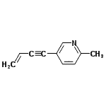CAS#: 686703-63-9， 5-(3-Buten-1-yn-1-yl)-2-methylpyridine