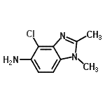CAS#: 686747-26-2， 4-Chloro-1,2-dimethyl-1H-benzimidazol-5-amine