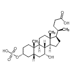 CAS#: 68780-73-4， (3alpha,5beta,7alpha)-7-Hydroxy-3-(sulfooxy)cholan-24-oic acid