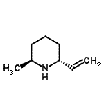 CAS 登录号：687966-22-9， (2S,6R)-2-甲基-6-乙烯基哌啶