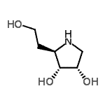 CAS#: 687992-26-3， (2R,3R,4S)-2-(2-Hydroxyethyl)-3,4-pyrrolidinediol