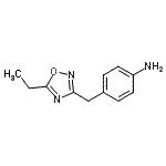 CAS#: 689251-51-2， 4-[(5-Ethyl-1,2,4-oxadiazol-3-yl)methyl]aniline