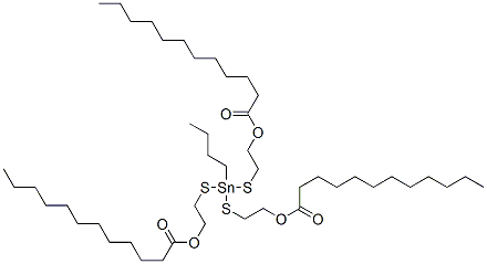 CAS#: 68928-52-9， (Butylstannylidyne)Tris(Thioethylene) Trilaurate