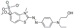 CAS#: 68929-07-7， 2-[[4-[Ethyl(2-Hydroxyethyl)Amino]Phenyl]Azo]-5-Methoxy-3-Methylbenzothiazolium Methyl Sulphate