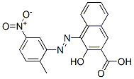 CAS 登录号：68959-32-0， 3-羟基-4-[(2-甲基-5-硝基苯基)偶氮]-2-萘甲酸