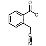 结构式 CAS# 690229-60-8, 2-(氰基甲基)苯甲酰氯