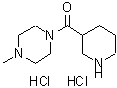 CAS#: 690632-07-6， (4-Methyl-1-piperazinyl)(3-piperidinyl)methanone dihydrochloride