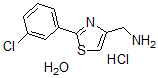 CAS 登录号：690632-12-3， 2-(3-氯苯基)-4-噻唑甲胺盐酸盐水合物(1:1:1)