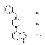 CAS#: 690632-86-1， 4-(4-Benzyl-1-piperazinyl)-1H-indole dihydrochloride hydrate