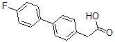 结构式 CAS# 6908-38-9, 4'-氟-[1,1'-联苯]-4-乙酸