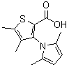 CAS#: 690990-60-4， 3-(2,5-Dimethyl-1H-pyrrol-1-yl)-4,5-dimethyl-2-thiophenecarboxylic acid