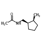 CAS 登录号：69131-27-7， N-{[(1R,2S)-2-甲基环戊基]甲基}乙酰胺