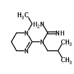 CAS#: 691344-04-4， 1-(1-Ethyl-1,4,5,6-tetrahydro-2-pyrimidinyl)-1-isobutylguanidine