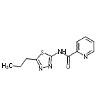 CAS#: 691382-96-4， N-(5-Propyl-1,3,4-thiadiazol-2-yl)-2-pyridinecarboxamide