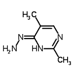CAS 登录号：69142-12-7， 4-[(1Z)-肼基]-2,5-二甲基嘧啶