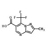 CAS#: 691868-52-7， 2-Methyl-7-(trifluoromethyl)pyrazolo[1,5-a]pyrimidine-6-carboxylic acid