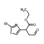 CAS#: 691877-08-4， Ethyl 2-(2-bromo-1,3-thiazol-4-yl)-4-oxobutanoate