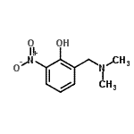 CAS 登录号：69245-76-7， 2-[(二甲基氨基)甲基]-6-硝基苯酚