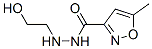 CAS 登录号：69352-55-2， N'-(2-羟基乙基)-5-甲基-3-异恶唑甲酰肼
