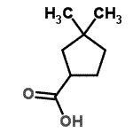CAS#: 69393-30-2， 3,3-Dimethylcyclopentanecarboxylic acid