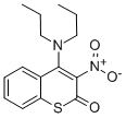 CAS 登录号：69405-49-8， 4-二丙基氨基-3-硝基-1-硫代香豆素