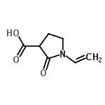 CAS#: 694432-23-0， 2-Oxo-1-vinyl-3-pyrrolidinecarboxylic acid