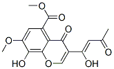 CAS#: 69448-97-1， 8-Hydroxy-3-(1-Hydroxy-3-Oxo-1-Butenyl)-7-Methoxy-4-Oxo-4H-1-Benzopyran-5-Carboxylic Acid Methyl Ester