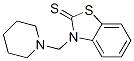 structure of CAS# 6957-11-5, 3-(Piperidinomethyl)Benzothiazole-2(3H)-Thione;3-(1-Piperidylmethyl)-1,3-Benzothiazole-2-Thione;3-(Piperidinomethyl)-1,3-Benzothiazole-2-Thione;3-(1-Piperidinylmethyl)-1,3-Benzothiazole-2(3H)-Thione