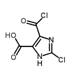CAS#: 69579-59-5， 2-Chloro-4-(chlorocarbonyl)-1H-imidazole-5-carboxylic acid
