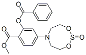 CAS 登录号:6958-81-2, 2-苯甲酰氧基-4-(2-氧代-1,3,2,6-二氧杂硫氮杂环辛烷-6-基)苯甲酸甲酯