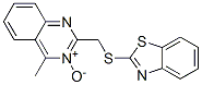 CAS#: 6965-83-9， 2-[(2-Benzothiazolylthio)Methyl]-4-Methyl-Quinazoline 3-Oxide