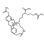 CAS#: 69721-70-6， 4-{4-[(3-Acetamidopropyl)(acetyl)amino]butyl}-2-(4-acetoxybenzyl)-3,9-dioxo-4,8-diazabicyclo[10.3.1]hexadeca-1(16),12,14-trien-15-yl acetate