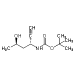 CAS#: 697752-20-8， 2-Methyl-2-propanyl [(3R,5R)-5-hydroxy-1-hexyn-3-yl]carbamate