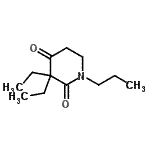 CAS#: 698388-71-5， 3,3-Diethyl-1-propyl-2,4-piperidinedione
