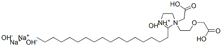 CAS 登录号：69868-14-0， 1-[2-(羧基甲氧基)乙基]-1-(羧甲基)-2-十七烷基-4,5-二氢-1H-咪唑鎓氢氧化二钠