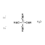 structure of CAS# 699012-94-7, Sodium tetrakis(cyano-kappaC)platinate(2-) hydrate (2:1:1);Sodium tetracyanoplatinate(II)  hydrate;SODIUM TETRACYANOPLATINATE(II) HYDRATE;587516_ALDRICH