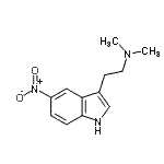 CAS#: 69937-13-9， N,N-Dimethyl-2-(5-nitro-1H-indol-3-yl)ethanamine