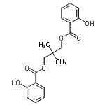 CAS#: 69938-81-4， 2,2-Dimethyl-1,3-propanediyl bis(2-hydroxybenzoate)
