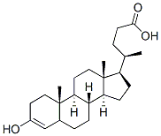 CAS#: 69941-28-2， 3 beta-Hydroxychol-3-En-24-Oic Acid