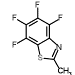 CAS#: 70016-00-1， 4,5,6,7-Tetrafluoro-2-methyl-1,3-benzothiazole