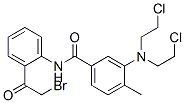 CAS#: 70020-67-6， 3-[Bis(2-Chloroethyl)Amino]-N-[2-(Bromoacetyl)Phenyl]-4-Methylbenzamide
