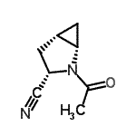 CAS 登录号：700376-85-8， (1S,3S,5S)-2-乙酰基-2-氮杂双环[3.1.0]己烷-3-甲腈