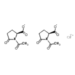 CAS#: 70050-42-9， Calcium bis[(2S)-1-acetyl-5-oxo-2-pyrrolidinecarboxylate]