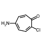 CAS 登录号：7009-25-8， 5-氨基-2-氯-2,4,6-环庚三烯-1-酮