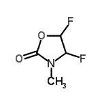 CAS#: 701231-96-1， 4,5-Difluoro-3-methyl-1,3-oxazolidin-2-one