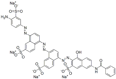 CAS#: 70210-31-0， Tetrasodium 8-[[4-[(4-Amino-3-Sulphonatophenyl)Azo]-6-Sulphonatonaphthyl]Azo]-5-[[6-(Benzoylamino)-1-Hydroxy-3-Sulphonato-2-Naphthyl]Azo]Naphthalene-2-Sulphonate