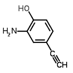 CAS#: 70239-82-6， 2-Amino-4-ethynylphenol