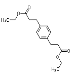 CAS#: 70364-29-3， Diethyl 3,3'-(1,4-phenylene)dipropanoate