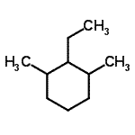 CAS 登录号：7045-67-2， 2-乙基-1,3-二甲基环己烷