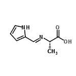 CAS 登录号：704864-83-5， (E)-N-(1H-吡咯-2-基亚甲基)-L-丙氨酸